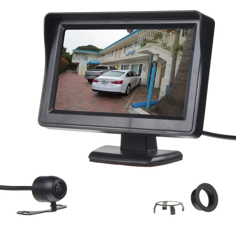 Autentický Parkovací asistent s kamerou 12V - 4,3" monitor
