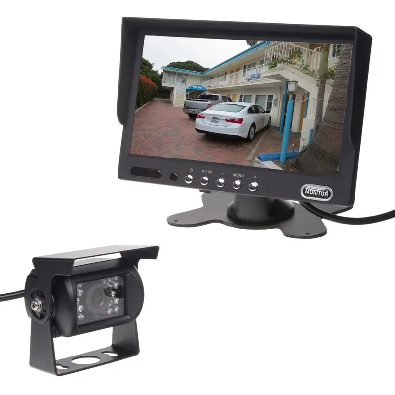 Autentický Parkovací kamera 12/24V - se 7" LCD monitorem