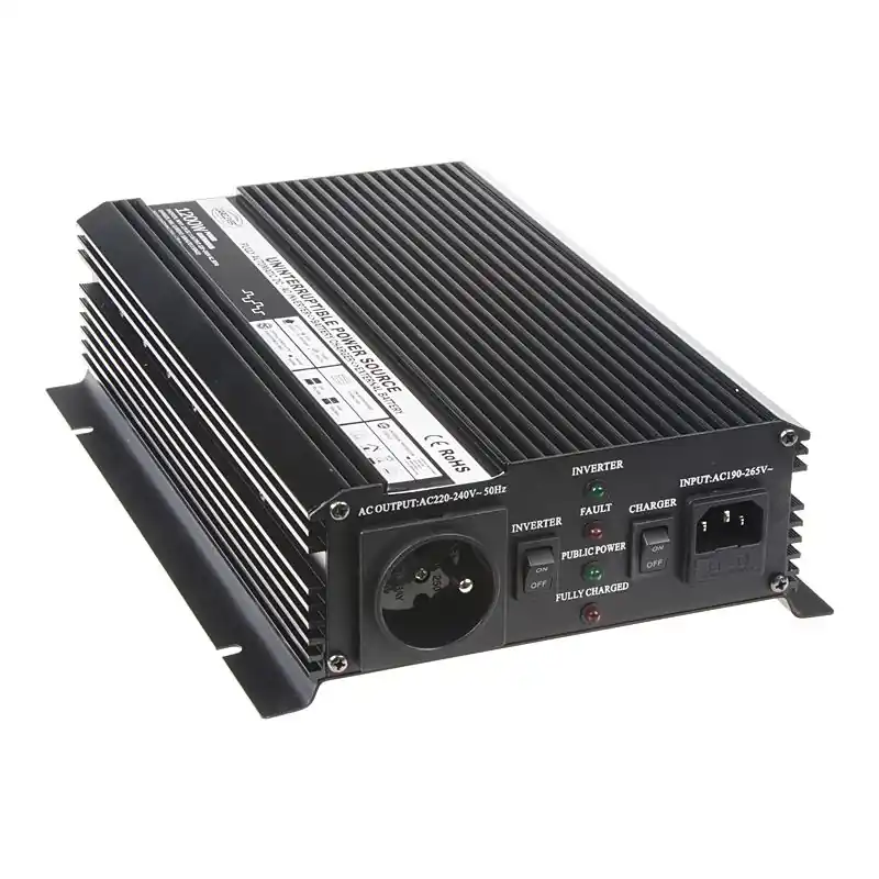 Nová Kolekce Nabíječka autobaterií 12V / 10A - měnič napětí 1200W 12V / 230V / záložní zdroj UPS