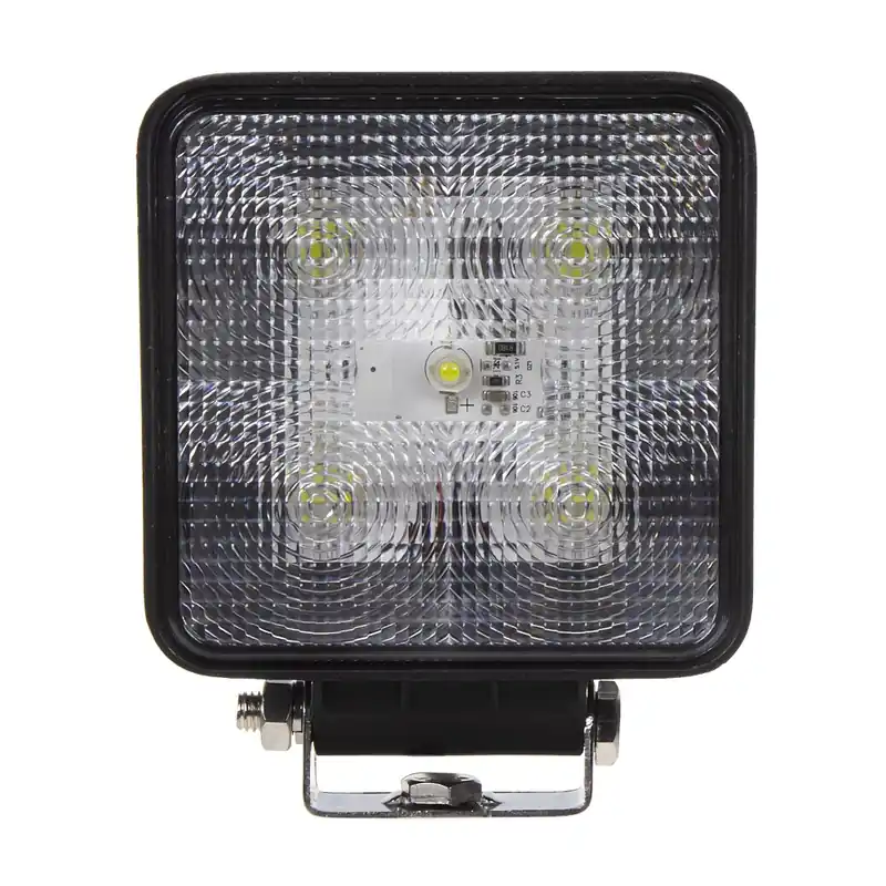 Hit Sezóny LED světlo na pracovní stroje - 5x3W LED / 10-30V/ ECE R10 (128x110x46mm)