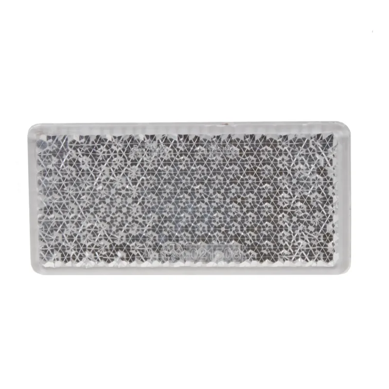 Odrazový element - bílý 95 x 45mm / homologace Cenový Hit