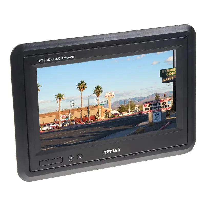 Víkendová Akce LCD monitor 7" - PAL / NTSC na palubní desku / do opěrky / 12-24V