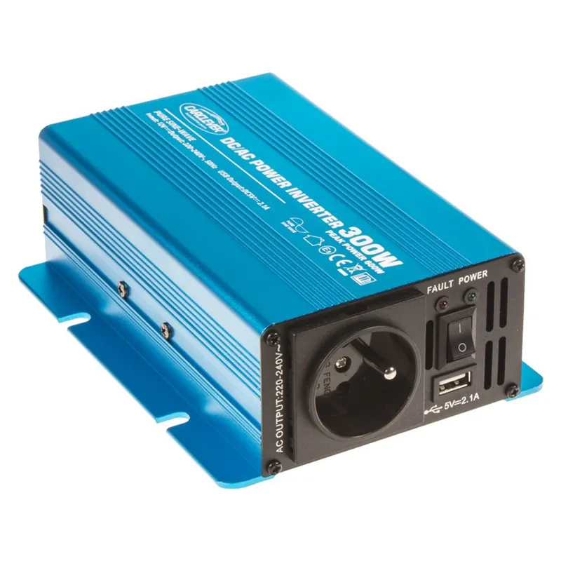 Rychlé Dodání Sinusový měnič napětí 12V DC / 230V AC - 300W s USB