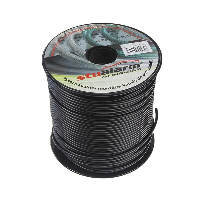 Napájecí kabel 1,5mm² - černý (100m) Cenově Výhodný