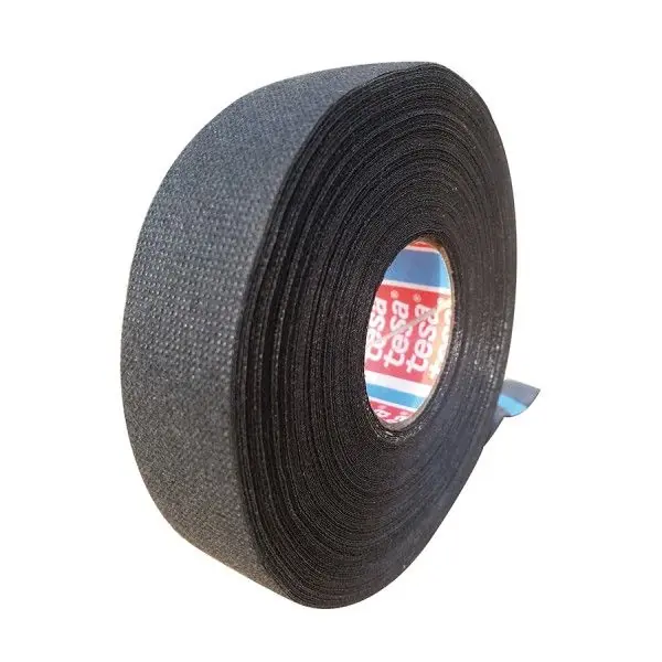 Oblíbený Páska izolační textilní - 25mm x 25m černá Tesa