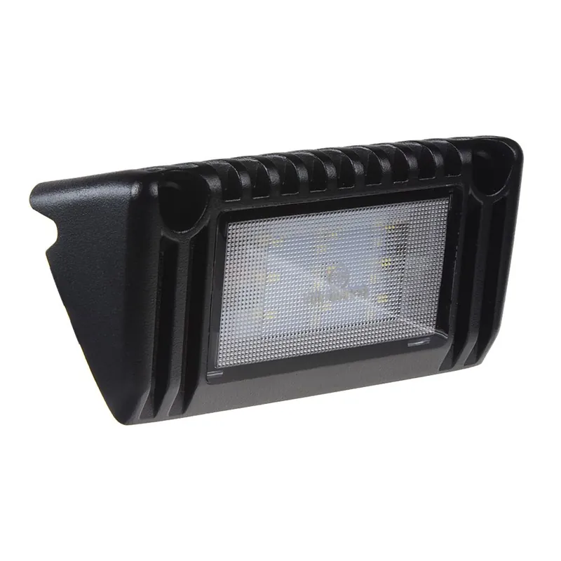 Nejprodávanější LED světlo nástěnné - 9x1W černé / 6500K / 725lm / 10-30V / ECER (129x60x43mm)