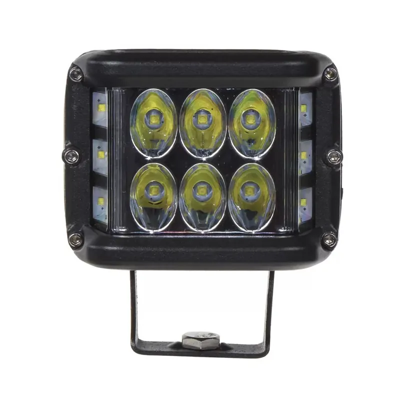 LED pracovní světlo - 6x5W + 6x3W CREE LED / 180 ° / 10-30V / 4500lm / ECE R10 (98x77x80mm) Nová Kolekce