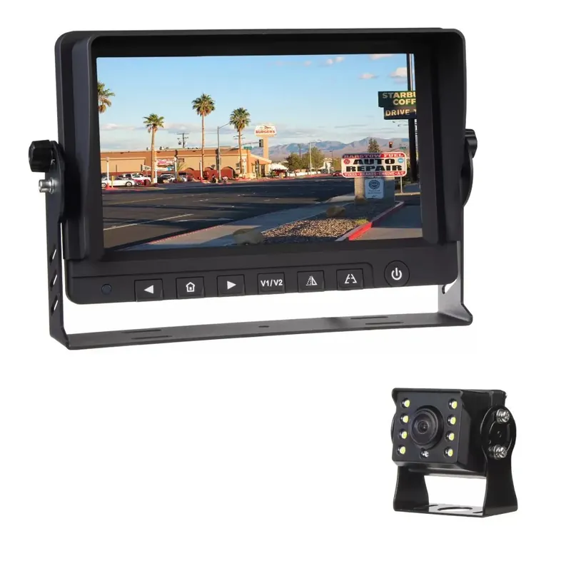 AHD kamerový systém 12V/24V - 140° kamera + 9" LCD monitor (4-PIN) Cenový Hit