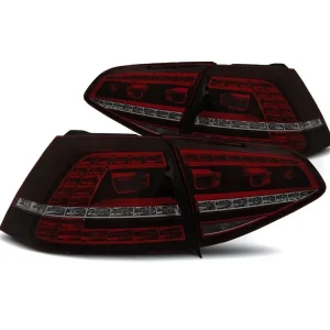 Vysoce Kvalitní Zadní světla VW Golf VII 13-17 HTB - červené/kouřové LED GTI LOOK SEQ