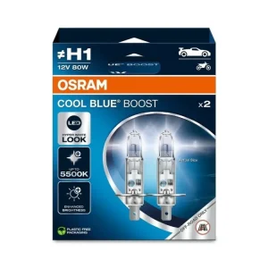 Akční Cena OSRAM Cool Blue Boost 12V H1 80W P14,5s autožárovky, sada (2 ks)