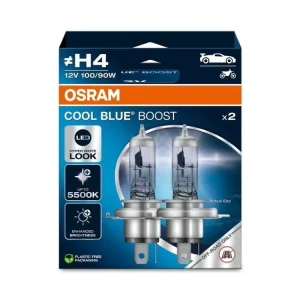 Speciální Cena OSRAM Cool Blue Boost 12V H4 100-90W P43t autožárovky, sada (2 ks)