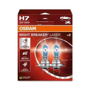 OSRAM Night Breaker Laser +150% 12V H7 55W PX26d autožárovky, sada (2 ks) Odeslání Ihned