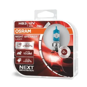 OSRAM Night Breaker Laser +150% 12V HB3 60W P20d autožárovky, sada (2 ks) Hit Sezóny