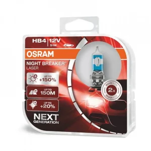OSRAM Night Breaker Laser +150% 12V HB4 51W P22d autožárovky, sada (2 ks) Zlevněný