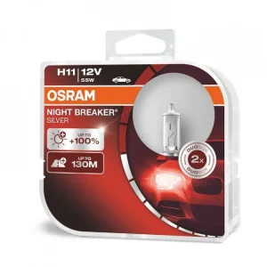 OSRAM Night breaker Silver +100% 12V H11 55W PGJ-2 autožárovky, sada (2 ks) Expresní Doručení