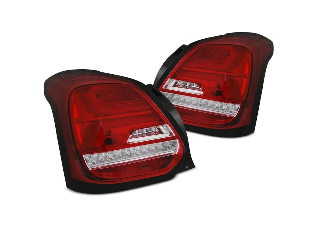 Akce Zadní světla Suzuki Swift VI 17- červené/bílé LED SEQ