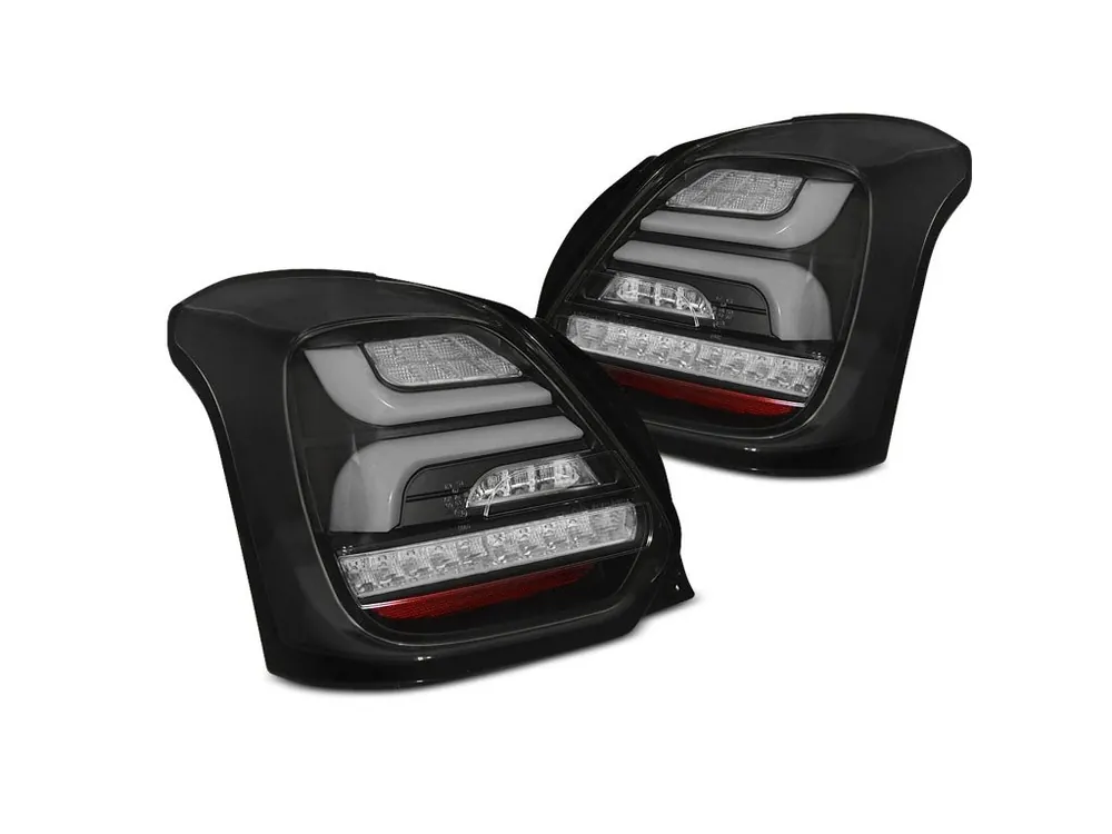 Zadní světla Suzuki Swift VI 17- černá LED SEQ Omezená Nabídka