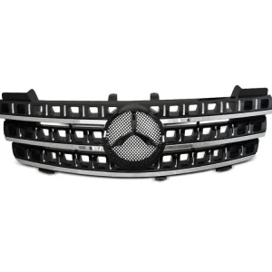 Přední maska Mercedes W164 05-08 chrom černá Nová Kolekce