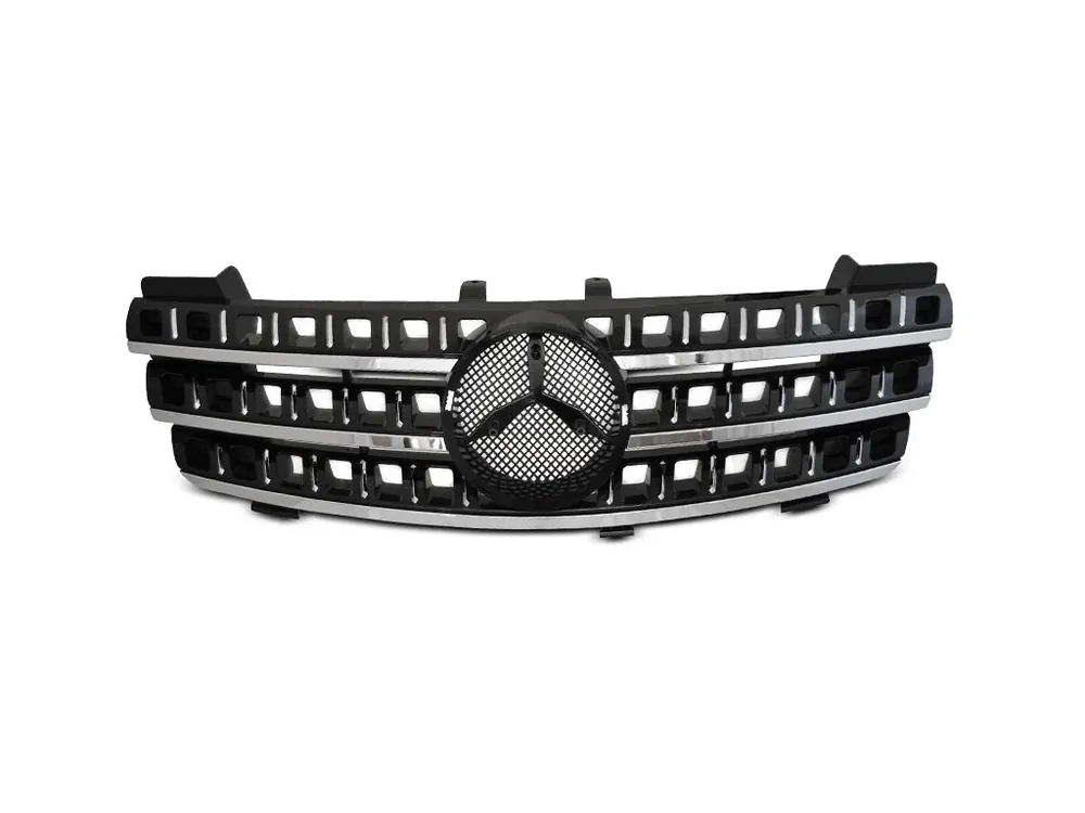 Přední maska Mercedes W164 05-08 chrom černá Nová Kolekce