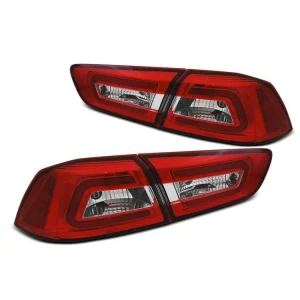 Akční Cena Zadní světla Mitsubishi Lancer 8 sedan 08-11 - červené/bílé LED BAR