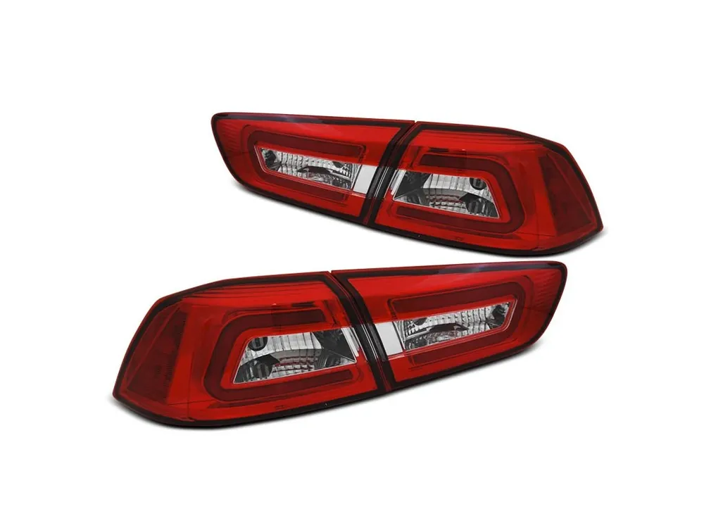 Akční Cena Zadní světla Mitsubishi Lancer 8 sedan 08-11 - červené/bílé LED BAR