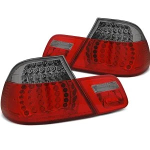 Finální Výprodej Zadní světla BMW E46 98-03 coupe - červené/kouřové LED SEQ