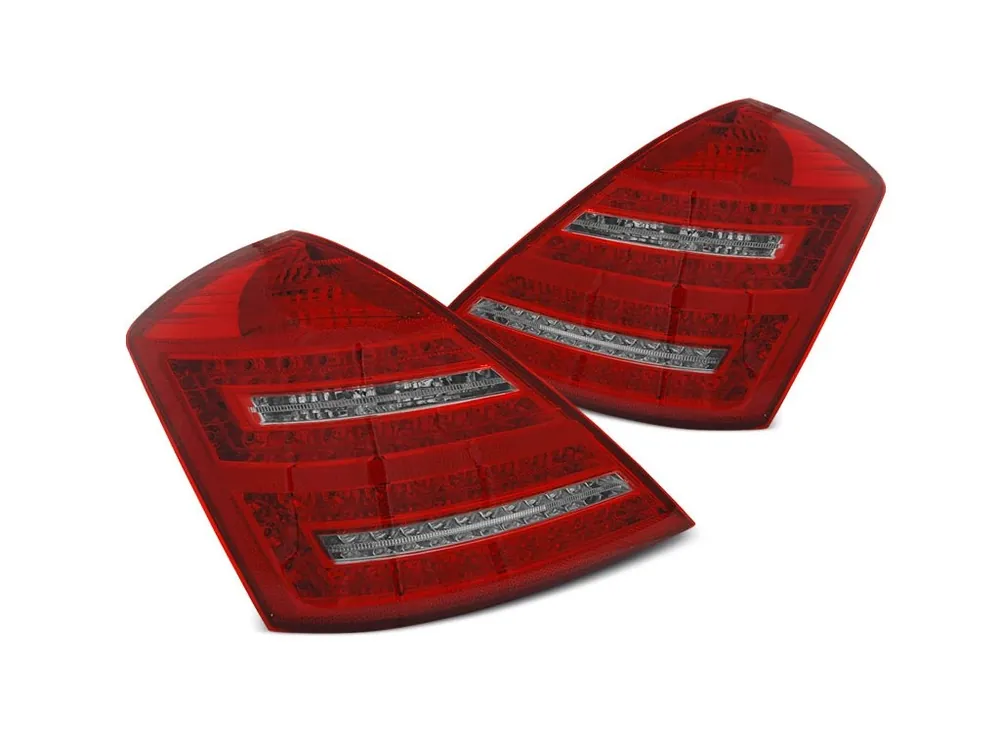Ihned K Objednání Zadní světla Mercedes Benz W221 S-Klasse 05-09 - bílé/červené LED SEQ