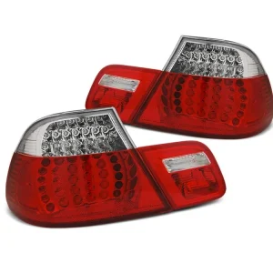 Akční Nabídka Zadní světla BMW E46 98-03 coupe - červené/bílé LED SEQ