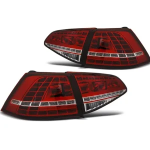 Oblíbený Zadní světla VW Golf VII 13-17 HTB - červené/bílé LED GTI LOOK SEQ 1