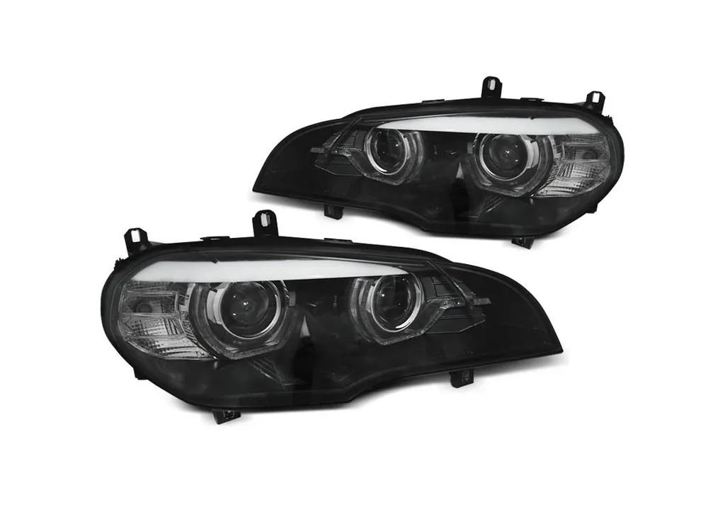 Kup Teď Přední světla BMW X5 E70 07-10 AE DRL LED černá AFS XENON