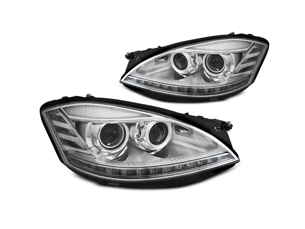 Oblíbený Přední světla Mercedes Benz W221 S-Klasse 05-09 DAYLIGHT SEQ INDICATOR chrom