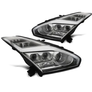 Jen Po Omezenou Doba Přední světla Nissan GT-R 08-13 LED chrom