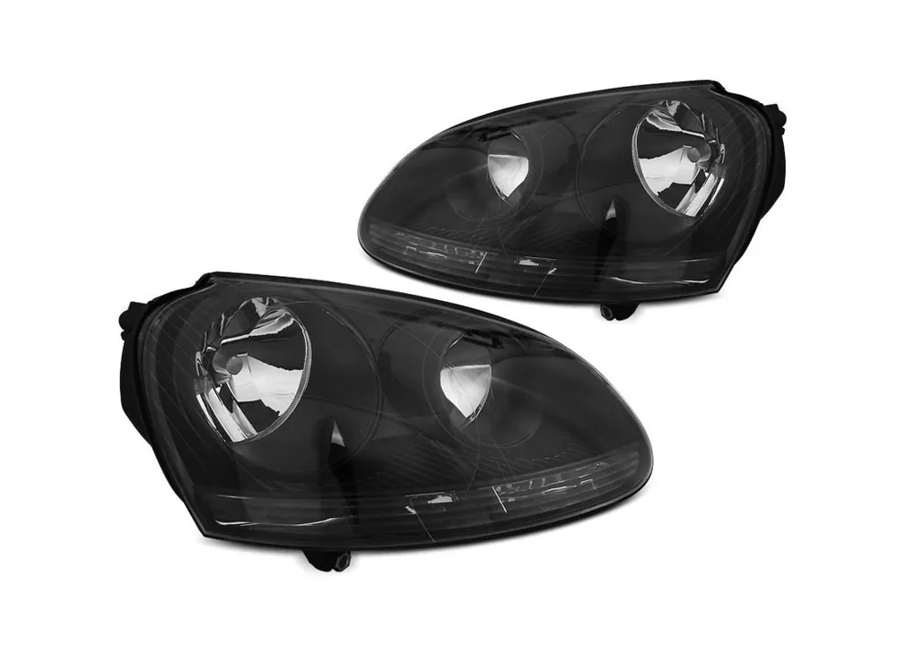 Přední světla VW Golf V 03-09 - černá Koupit Online