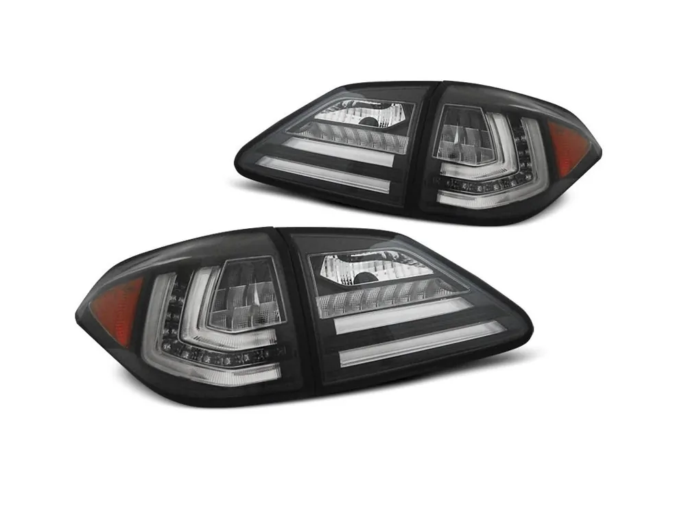 Speciální Cena Zadní světla Lexus RX III 350 09-12 černá LED SEQ