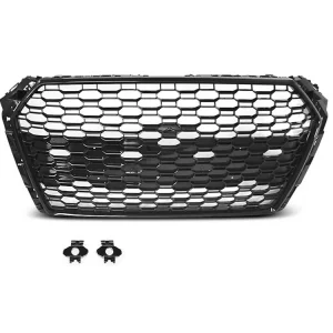 Kup Teď Přední maska Audi A4 B9 15-19 lesklá/černá RS4 STYLE PDC