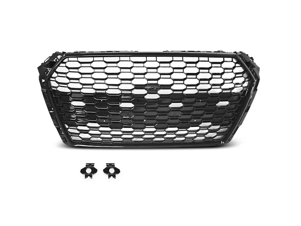 Kup Teď Přední maska Audi A4 B9 15-19 lesklá/černá RS4 STYLE PDC