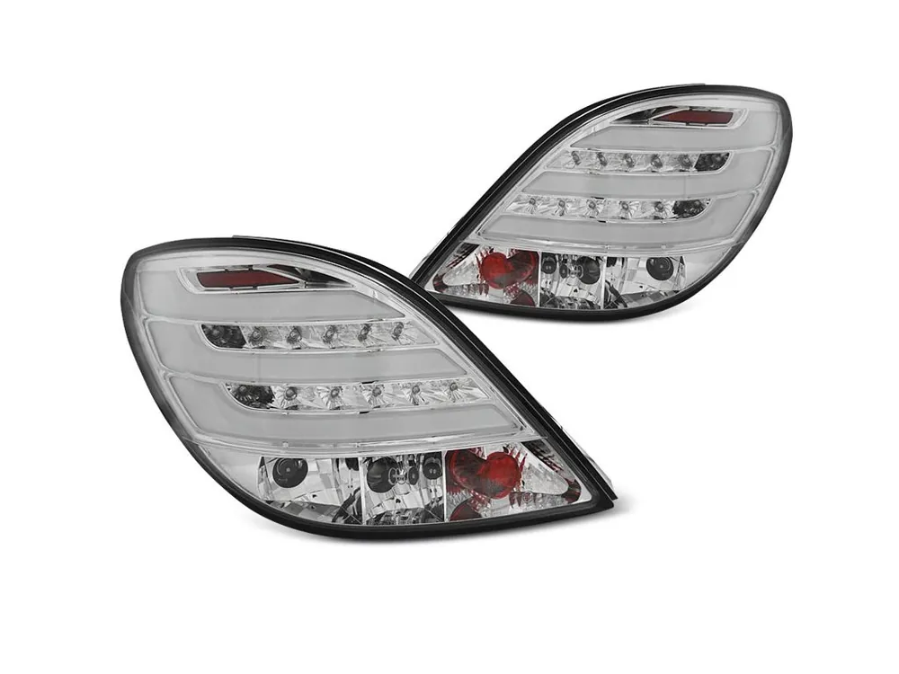 Zadní světla Peugeot 207 06-09 3/5dv htb. - chrom LED BAR Must-Have