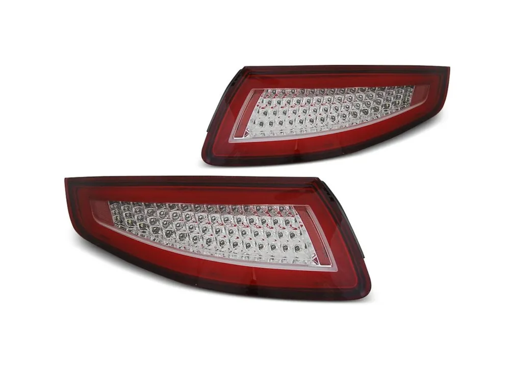 Zadní světla Porsche 911 997 04-09 - červené/bílé LED BAR SEQ Akce