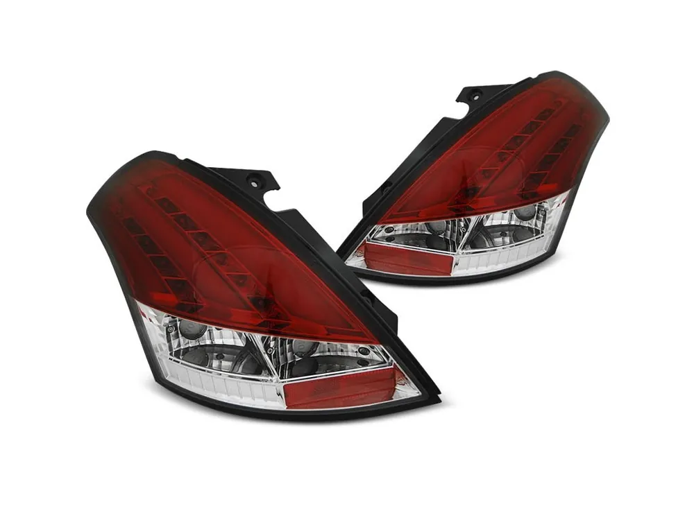 Rychlé Dodání Zadní světla Suzuki Swift V 10-17 - červené/bílé LED BAR