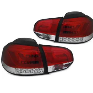 Jen Po Omezenou Doba Zadní světla VW Golf VI 08- - bílé/červené LED BAR