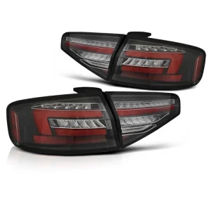 Oblíbený Zadní světla Audi A4 B8 12-15 sedan - černá LED SEQ