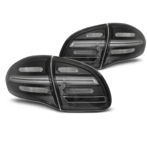 Sezónní Sleva Zadní světla Porsche Cayenne 10-15 černá LED SEQ
