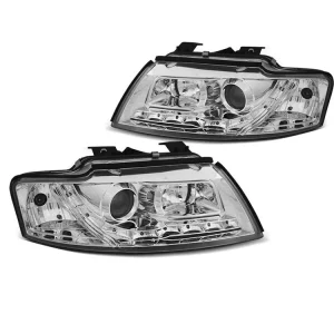 Super Cena Přední světla Audi A4 B6 CABRIO 02-06 chrom LED