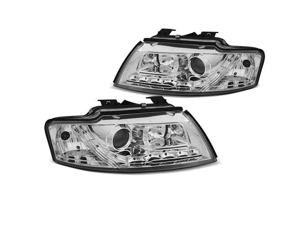 Super Cena Přední světla Audi A4 B6 CABRIO 02-06 chrom LED