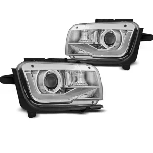 Aktuální Přední světla Chevrolet Camaro 09-13 TUBE LIGHT chrom