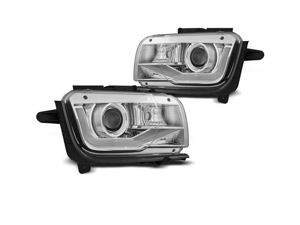 Aktuální Přední světla Chevrolet Camaro 09-13 TUBE LIGHT chrom