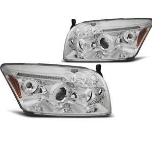 Přímo Od Výrobce Přední světla Dodge Caliber 06-12 ANGEL EYES chrom