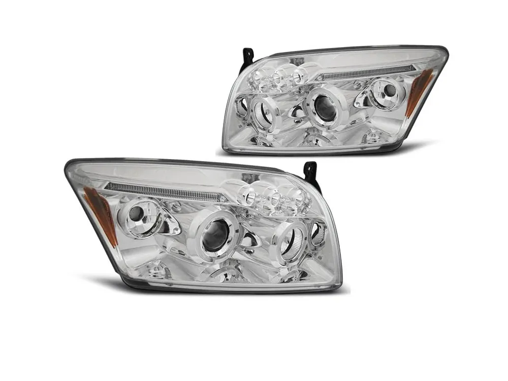 Přímo Od Výrobce Přední světla Dodge Caliber 06-12 ANGEL EYES chrom