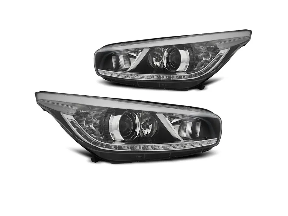 Přední světla Kia Ceed II 12-18 - černá LED Zlevněný