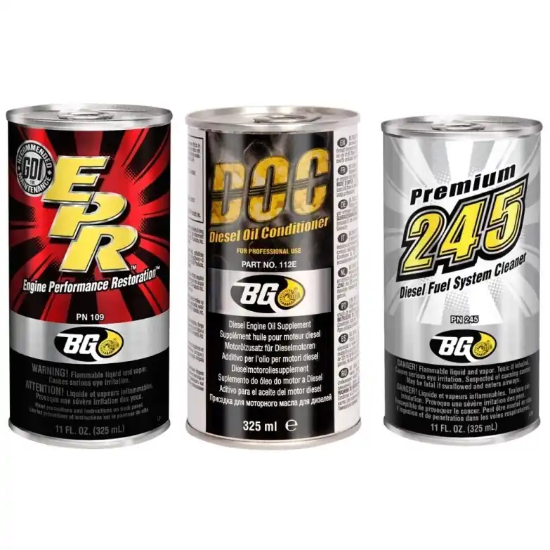 Sada pro dekarbonizaci motoru DIESEL DPF BG BG6575K, 3x 325 ml Horká Nabídka
